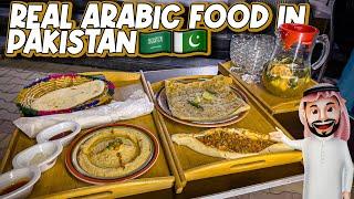 Authentic Arabic Food In Reasonable Price | طعام عربي في كراتشي | Karachi Streetfood | Foodie Boys