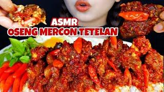 LALAP CABEASMR OSENG MERCON TETELAN PEDESNYA SAMPE KERINGETAN | Asmr Mukbang Indonesia