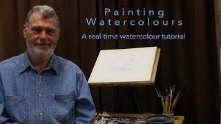 Painting Watercolours - A real-time watercolor tutorial of a small Dinghy on a canal.