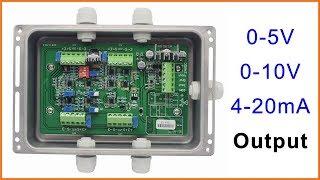 4-input load cell amplifier 0-5V 0-10V 4-20mA load cell signal trimming box