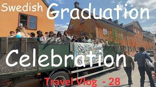 Swedish Graduation Celebration 2023// Stockholm International School //  Travel Vlog - 28 // 