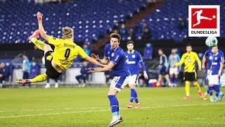 Erling Haaland is crazy! Incredible Volley Goal in Schalke vs. Dortmund