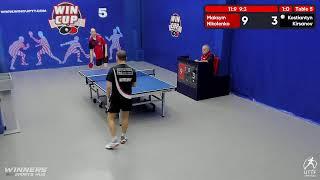 15:30  Николенко Максим 3-0 Кирсанов Константин  стол 5  ЮГ-4  06.08.22
