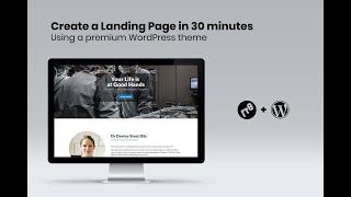 Create a Landing Page with a WordPress Premium Theme (2018): Part 11 - Footer Section