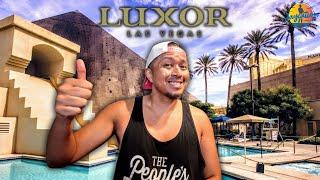 Staying at the LUXOR LAS VEGAS in an UPGRADED ROOM in 2024!