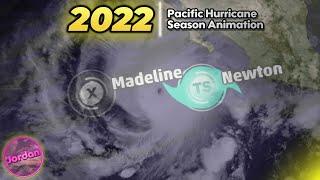 2022 Pacific Hurricane Season Animation