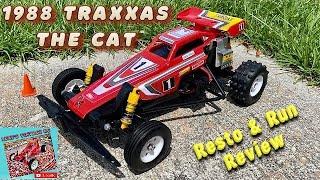 1987 TRAXXAS THE CAT RC BUGGY RESTO-MOD AND RUN REVIEW