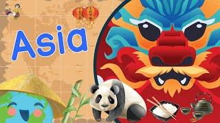 Asia for Kids Video (Educational Video for Kids)