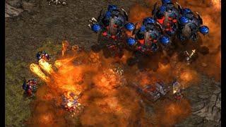 EPIC! FIRE IT UP! Action!  (Z) vs Light!  (T) on Retro - StarCraft - Brood War Remastered