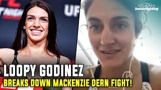 Loopy Godinez says Mackenzie Dern can't strike with her, "I'm not afraid of her ground game"