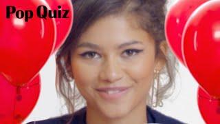 Zendaya Plays a Game of Pop Quiz | Marie Claire