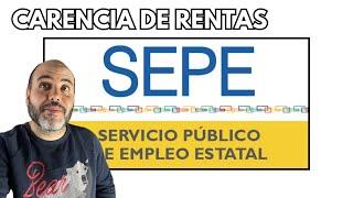 Subsidio Desempleo y CARENCIA de RENTAS | Como saber Si CUMPLO este REQUISITO para COBRAR la AYUDA