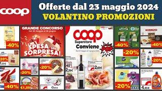 volantino COOP dal 23 maggio 2024  Viaggi Nel Gusto  Offerte cura casa e sport Nike #anteprima