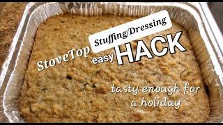 Stove Top Stuffing HACK - Quick & Easy Cornbread Dressing