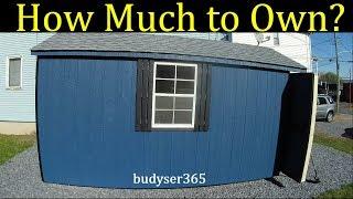 How Much to Own a Can-Am Ryker Custom Amish Shed?