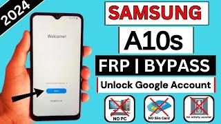 Samsung A10S Frp Bypass 2024 | Google Account Remove/FRP Unlock  Without PC Android 11