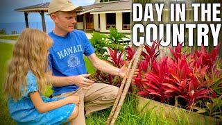 ONE DAY IN THE LIFE OF OUR FAMILY IN THE COUNTRY / OUR TROPICAL PLANT COLLECTION