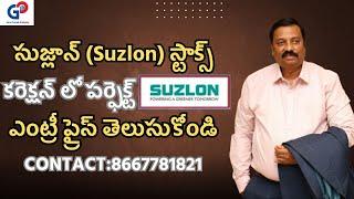 Guru Prasad Academy| సుజ్లాన్ (Suzlon)స్టాక్స్ కరెక్షన్ లో  పర్ఫెక్ట్ ఎంట్రీ ప్రైస్ తెలుసుకోండి