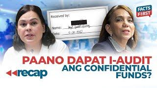 Paano dapat i-audit ang confidential funds ni Sara Duterte?