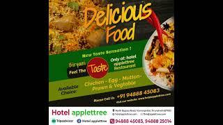 Hotel Applettree the Best Restaurant in Tirunelveli #tirunelveli #applettree #hotelapplettree