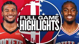 ROCKETS at 76ERS | FULL GAME HIGHLIGHTS | November 27, 2024