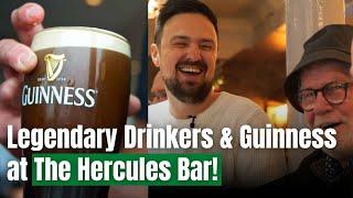 Legendary Drinkers and Guinness at The Hercules Bar in Belfast