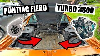 Cutting the Trunk out of my Fiero to Fit a 3800 Turbo Engine