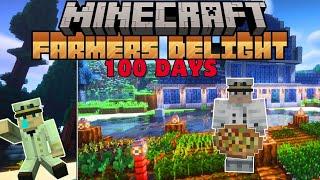 I Survived 100 Days as the ULTIMATE FARMER in FARMER'S DELIGHT