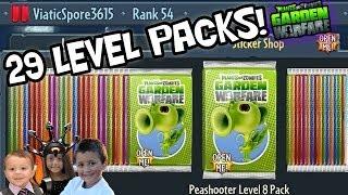 29 LEVEL PACK OPENINGS! Plants vs. Zombies Garden Warfare *MONEY EXPLOIT* Almost 100%