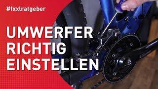 Umwerfer richtig einstellen für präzise Schaltvorgänge - MTB