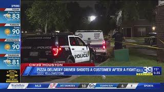 Pizza delivery drivers shoots a customer after a fight | CW39 Houston