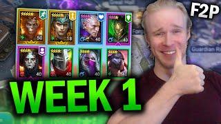 Free to Play WEEK 1 - TOP TIPS for the BEST START! - Raid Shadow Legends F2P Guide