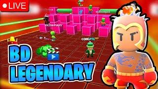 ️ STUMBLE GUYS AO VIVO BLOCK DASH LEGENDARY  #stumbleguys