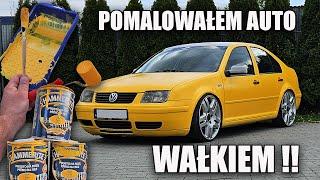 Pomalowałem auto za 350zł wałkiem i farbą do płotu !! Efekt WOW !!