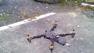 Reptile 500 v1 quadcopter - Fly Test - TBS Discovery Clone