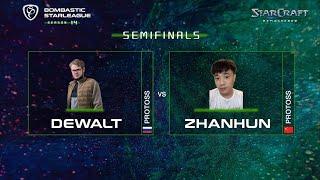 [EPIC] Bombastic StarLeague 14 (BSL14) SEMI FINAL 1 - Dewalt vs Zhanhun - bo7 - StarCraft BroodWar