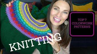 Kristy Glass Knits: Top 7 Colorwork Patterns