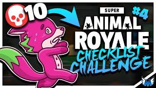 Super Animal Royale SOLO'S CHECKLIST CHALLENGE #4 | SAW Security Headquarters