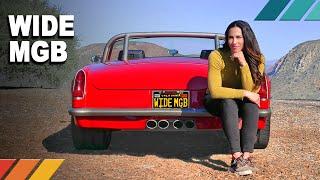 WIDE MGB: Sawed-In-Half 1966 MGB Gets 535 HP Supercharged Water-Methanol Injected V8 | EP22