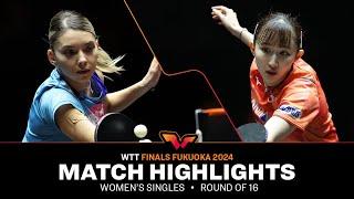 Bernadette Szocs vs Hina Hayata | WS R16 | WTT Finals Fukuoka 2024