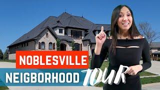 Living in Noblesville Indiana| FULL VLOG TOUR of NOBLESVILLE IN | Indianapolis Indiana Suburb