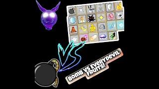 Bomb Vs Every Devil Fruits In Blox Fruit #bloxfruit #vs #nitro