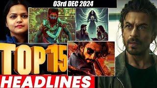 Top 15 Big News of Bollywood | 3RD DECEMBER 2024 | Salman Khan , Ramayana, Sunny Deol, Amir Khan