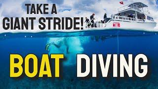 Take a Giant Stride! (Boat Diving Etiquette)