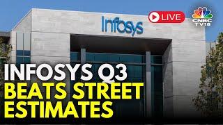 Infosys Q3FY25 Results LIVE | Infosys Beats Estimates, Raises FY25 Growth Outlook | N18L | CNBC TV18