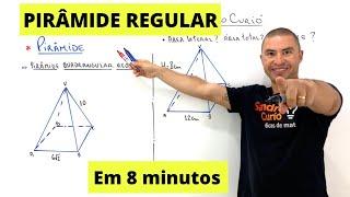 FÁCIL e RÁPIDO | PIRÂMIDE REGULAR