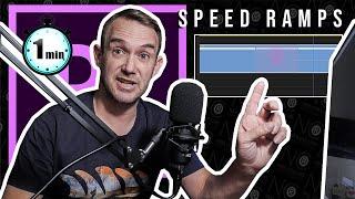 How to use SMOOTH SPEED RAMPS in PREMIERE PRO 2021 in 1 MINUTE (ish)!