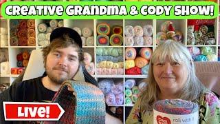 Creative Grandma & Cody Show! Live Now!  Come Join Us!