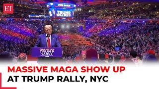 Trump rally at Madison Square Garden, NYC: A full house and 70K more standing outside in support