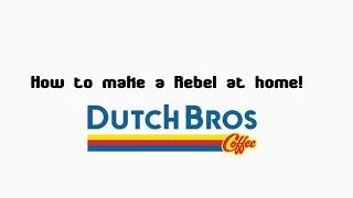 How to make a Dutch Bros Rebel at home!